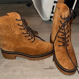 Tory Burch Brown Ankle Boots